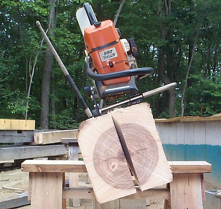Timberjig in cut